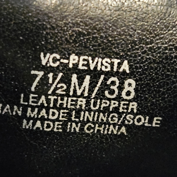 Vince Camuto SZ 7.5 Black Pevista D'Orsay Pull On Suede Biker Heeled Bootie - Picture 10 of 11